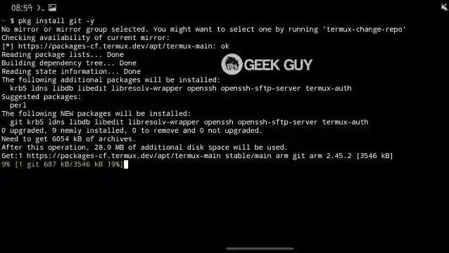 Installing Git In Termux