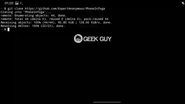 Cloning PhoneInfoga In Termux