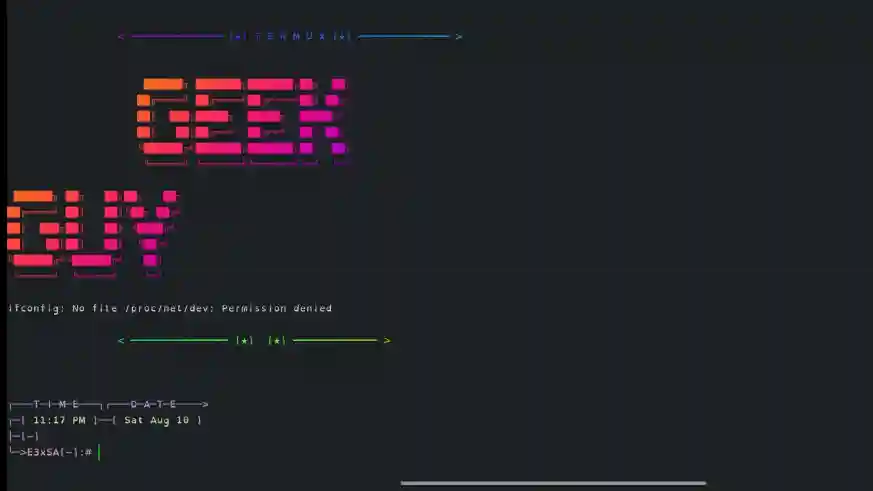 add termux banner 