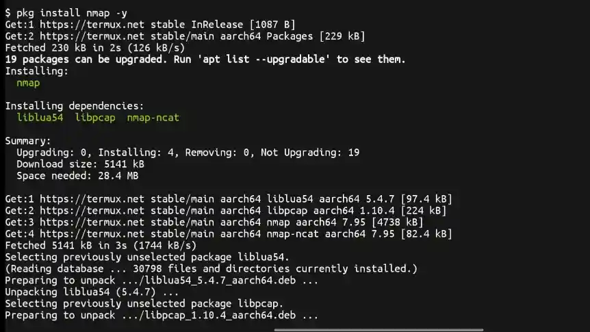install nmap in termux