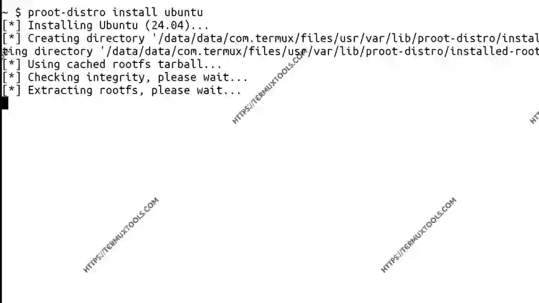install proot ubuntu in termux