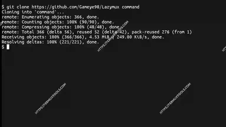 Download Lazymux Files In Termux 