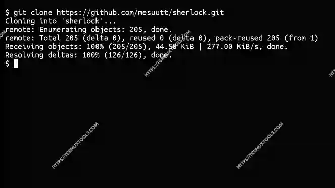 Downloading Sherlock From Git