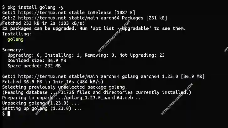 Installing Go Lang For Sherlock