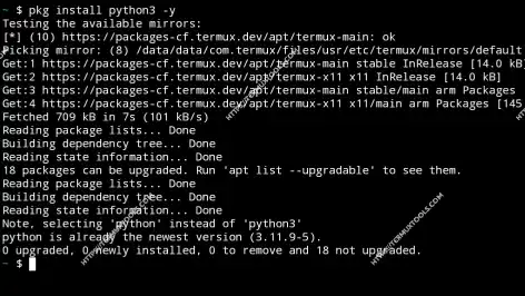 Installing Python 3